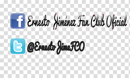 Ernesto Jimenez FAN CLUB OFICIAL FIRMA transparent background PNG clipart