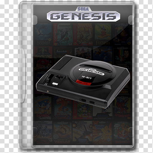 Console Series, SEGA Genesis disc case screenshot transparent background PNG clipart