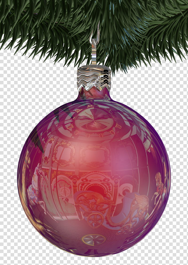 Starting Early Christmas Gift One, purple Christmas bauble transparent background PNG clipart