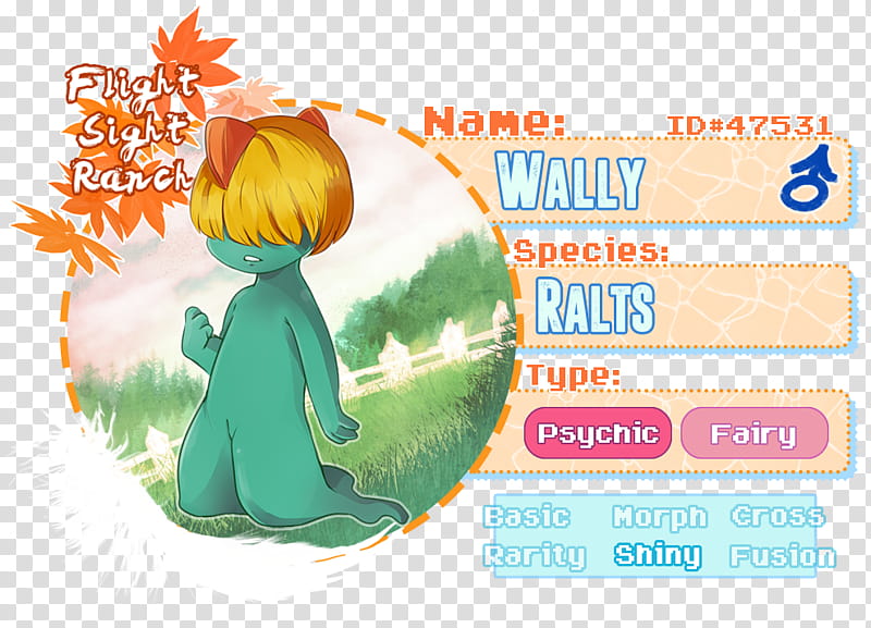 Pkmnation: Wally [lvl ] transparent background PNG clipart