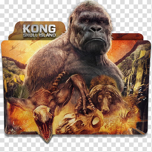 Kong Skull Island  Folder Icon , Kong Skull Island v transparent background PNG clipart