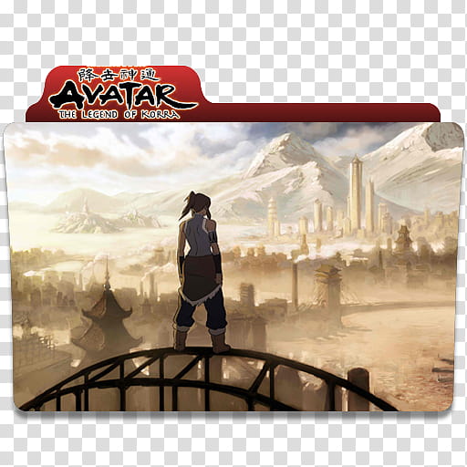 Folder Icons for TV Series and Animes All In One , The legend of Korra transparent background PNG clipart