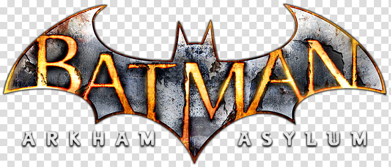 Batman Arkham Asylum, Batman Arkham Asylum Logo transparent background PNG clipart