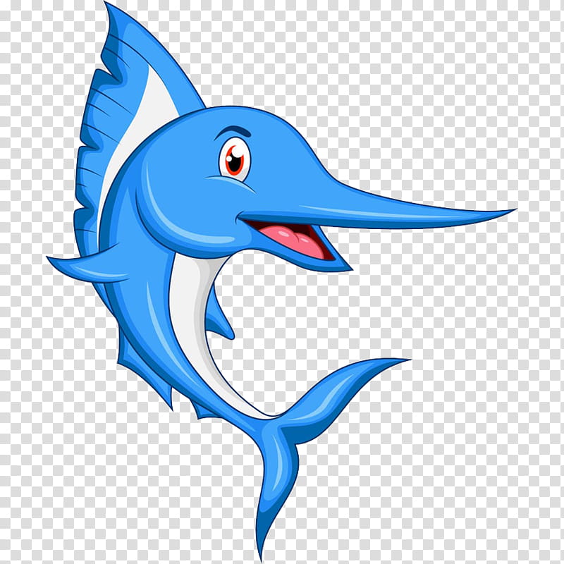 Cartoon Shark, Dolphin, Marlin, Drawing, Blue Marlin, Striped Marlin, Cartoon, Fish transparent background PNG clipart