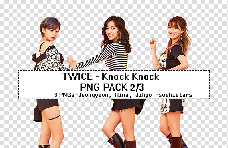 TWICE Knock Knock Jeongyeon Mina Jihyo, Twice Knock Knock transparent background PNG clipart