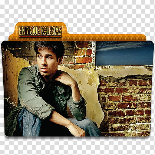 Enrique Iglesias Folder Icon  transparent background PNG clipart