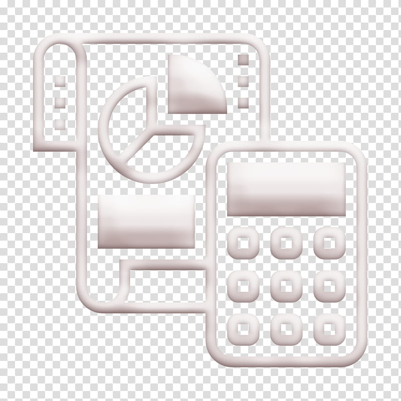 Report icon Accounting icon, Text, Calculator, Office Equipment, Technology, Games, Square transparent background PNG clipart