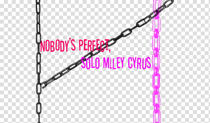 Texto Nobody Pefect solo Miley Cyrus transparent background PNG clipart