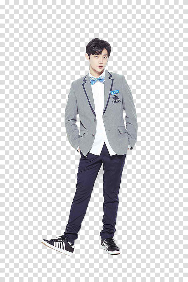 Ahn Hyung Seob Produce  season  , man wearing gray suit jacket transparent background PNG clipart