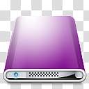 Ethereal Icons , Purple, purple and gray hard drive transparent background PNG clipart