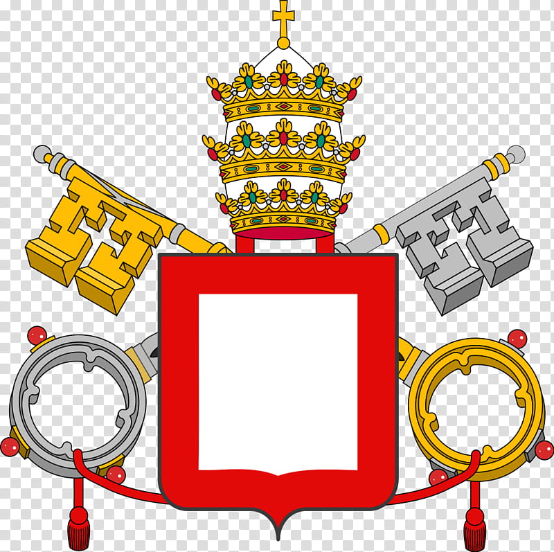Cartoon Tree, Vatican City, Holy See, Pope, Papal Coats Of Arms, Coat Of Arms, Papal Tiara, Coat Of Arms Of Pope Benedict Xvi transparent background PNG clipart