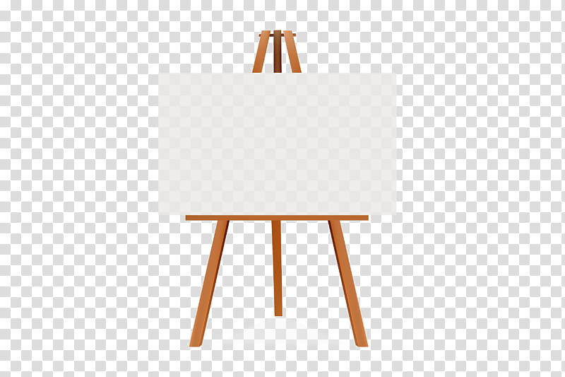 Wooden Table, Easel, Wooden Easel, Painting, Furniture, Rectangle transparent background PNG clipart