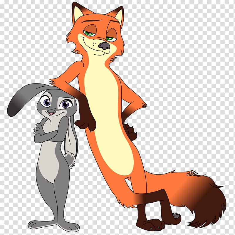 Judy Hopps y Nick Wilde saben que estas bichi... transparent background PNG clipart