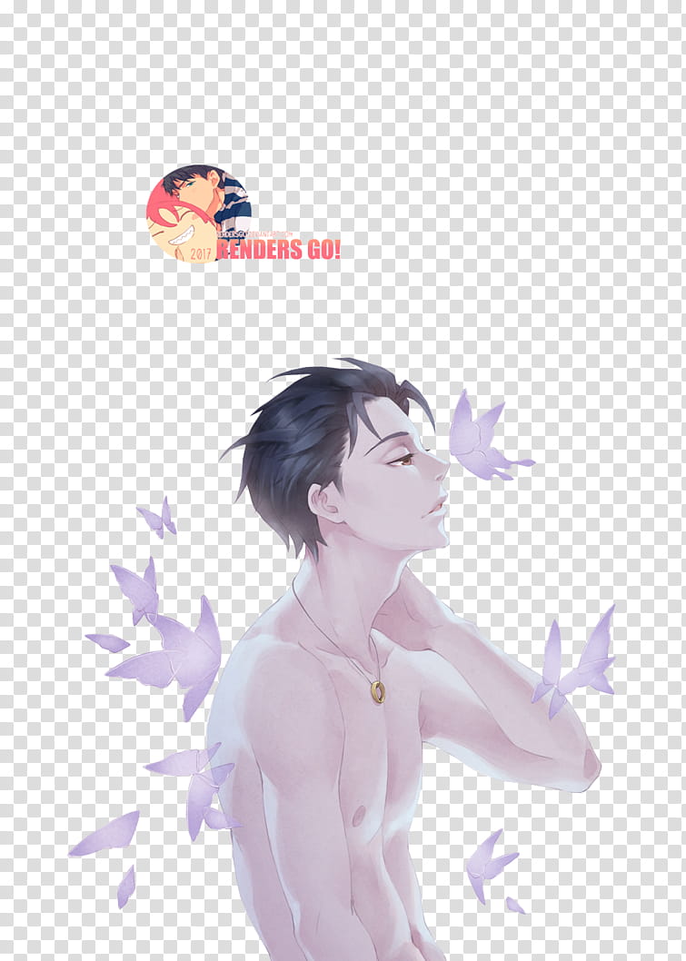 Rg (), illustration of black-haired male anime character transparent background PNG clipart