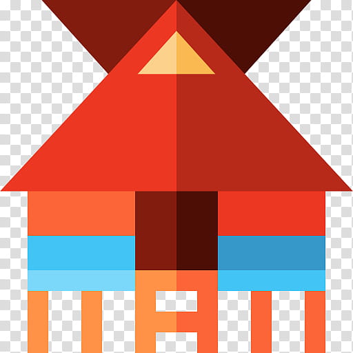 Real Estate, House, Building, Red, Line, Triangle, Symmetry, Area transparent background PNG clipart