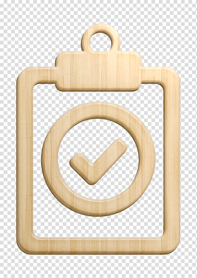 Result icon Positive verified symbol of a clipboard icon medical icon, Medical Icons Icon, Beige, Circle, Heart transparent background PNG clipart