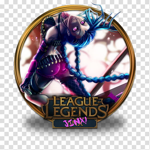 Jinx unofficial, League of Legends Jinx transparent background PNG clipart