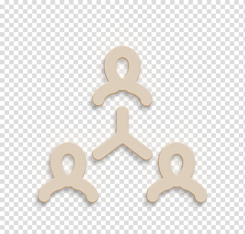 connection icon people icon share icon, Beige transparent background PNG clipart