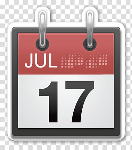EMOJI STICKER , July  calendar transparent background PNG clipart