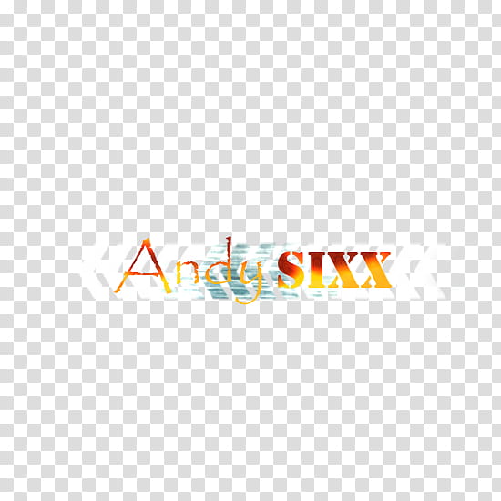 Andy Sixx Text transparent background PNG clipart