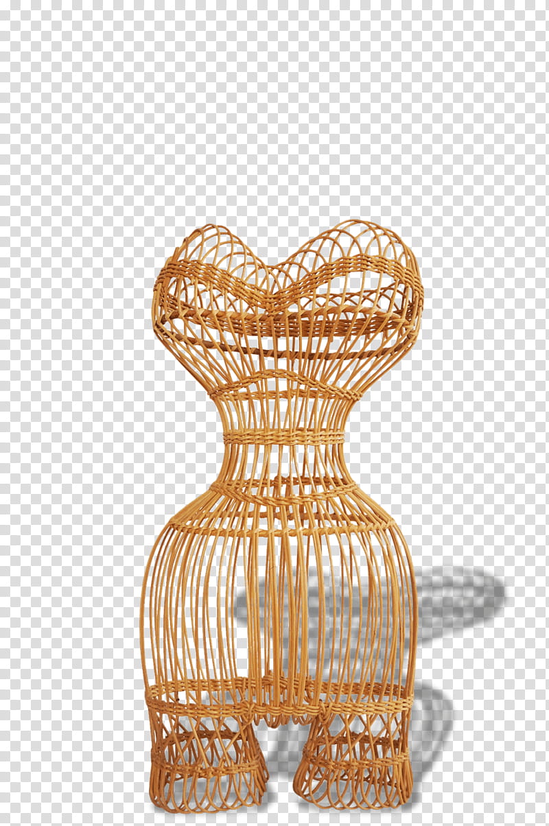 Vintage, Wicker, Rotin, Rattan, Mannequin, Model, Bust, Drawing transparent background PNG clipart