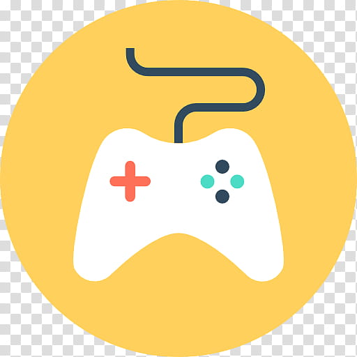 Cartoon Computer, Game Controllers, Gamepad, Yellow, Circle, Computer, Game  Controllers, Gamepad png