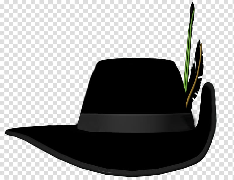 Hat Set Sept , black cowboy hat with feather transparent background PNG clipart