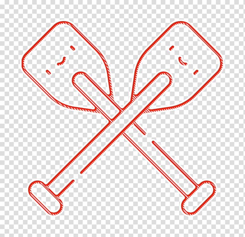 Fishing icon Sailor icon Oars icon, Line transparent background PNG clipart