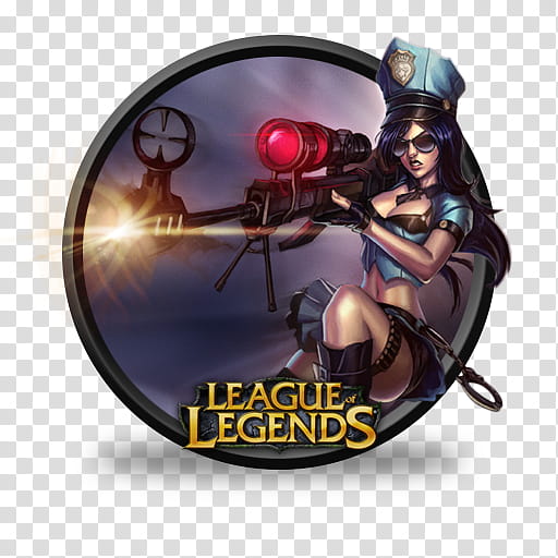 LoL icons, Caitlyn from League of Legends transparent background PNG clipart
