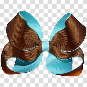 brown and teal bow tie transparent background PNG clipart