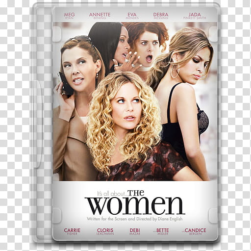 Movie Icon , The Women, The Women DVD case illustration transparent background PNG clipart