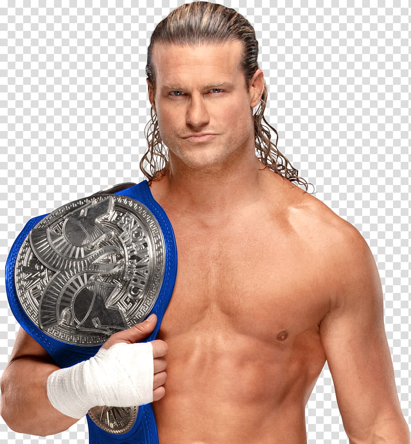 Dolph Ziggler SmackDown Tag Team Champion  transparent background PNG clipart