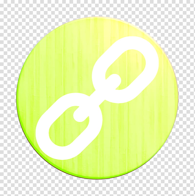 Link icon Digital marketing icon, Green, Yellow, Circle, Text, Leaf, Logo, Symbol transparent background PNG clipart