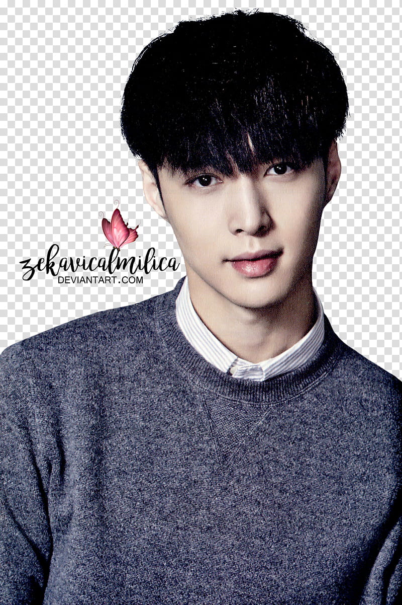 EXO Lay  Season Greetings, man wearing gray crew-neck shirt transparent background PNG clipart