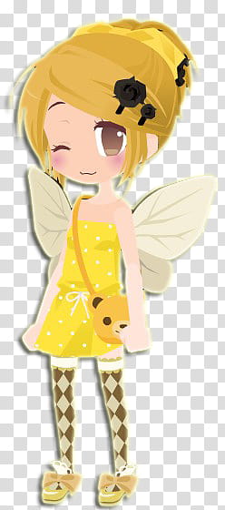 NENAS EN NUEVAS AVATARES, yellow-haired female fairy character illustration transparent background PNG clipart
