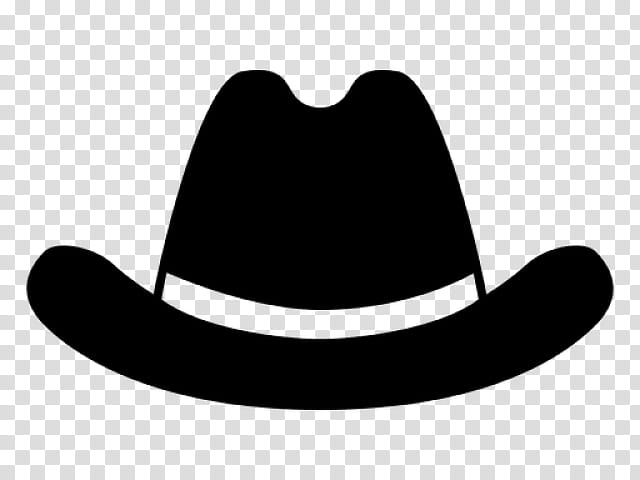 Cowboy Hat, Drawing, Silhouette, Black, Clothing, Costume Hat, Headgear, Fedora transparent background PNG clipart