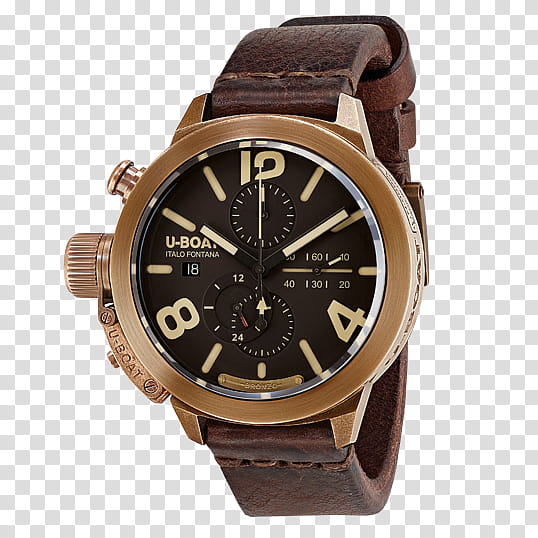 London, Watch, Uboat, Chronograph, German Submarine U47, Bronze, Automatic Watch, Francis Gaye transparent background PNG clipart