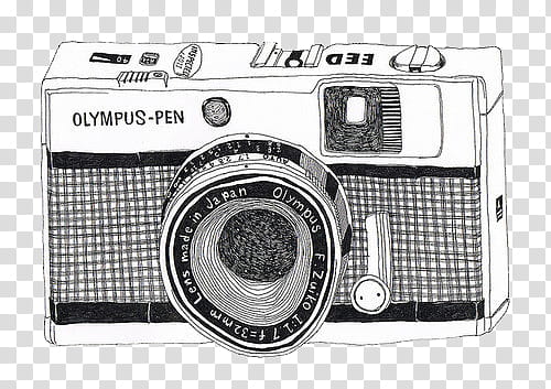 Dibujos, Olympus-Pen camera illustration transparent background PNG clipart