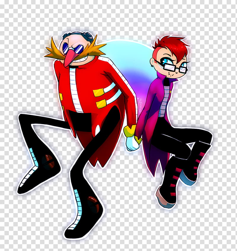 Alexis and Dr. Eggman transparent background PNG clipart