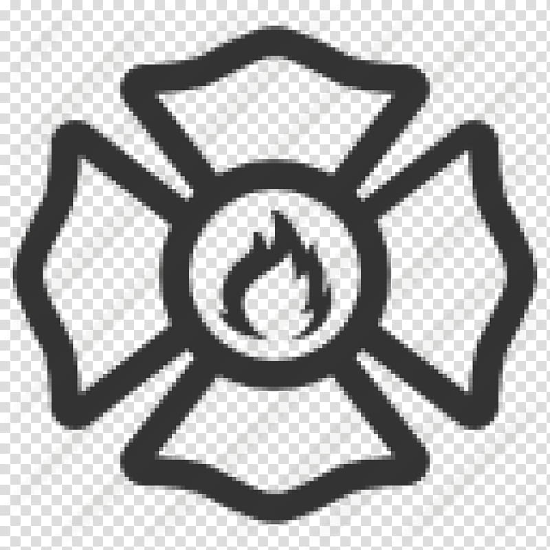 Fire Department Logo, Firefighter, Maltese Cross, St Louis Fire Department, Saint Florian, Symbol transparent background PNG clipart