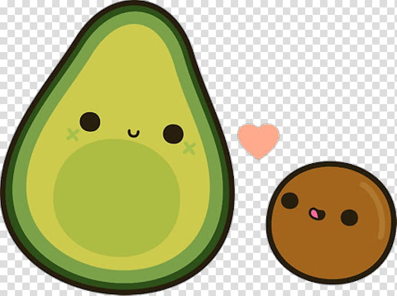 Fruit, Avocado, Guacamole, Cartoon, Drawing, Avocado Toast, Food, Cuteness transparent background PNG clipart