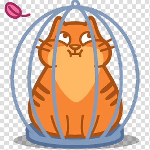 Cat, Cage, Cat Enclosure, Gif Animator, Animal, Purr, Orange, Pumpkin transparent background PNG clipart