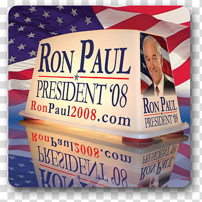 Ron Paul For President  transparent background PNG clipart