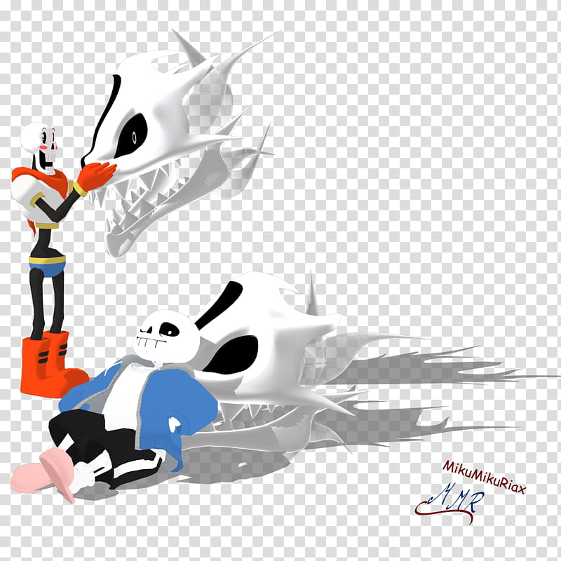 Night with Gaster Blasters transparent background PNG clipart