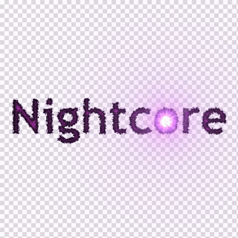 Nightcore Logo, nightcore text overlay transparent background PNG clipart
