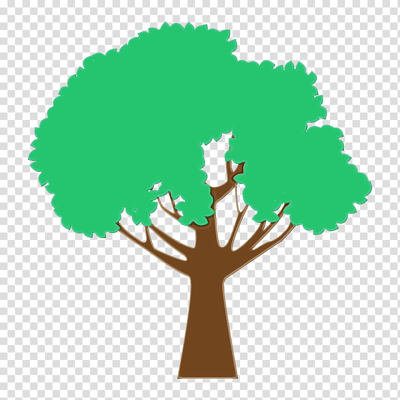 Arbor day, Watercolor, Paint, Wet Ink, Green, Tree, Plant, Logo transparent background PNG clipart