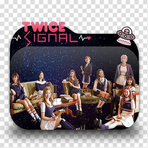 TWICE SIGNAL Folder Icons, Twice transparent background PNG clipart