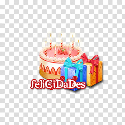 Happy Birthday Texts, Felicidades wall decor transparent background PNG clipart