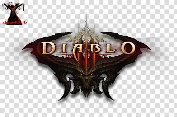 Diablo III Loading Logo Render, Diablo  game logo transparent background PNG clipart