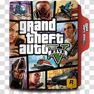 Grand Theft Auto V 2013 Folder Icon, Grand Theft Auto V V1 transparent background PNG clipart thumbnail